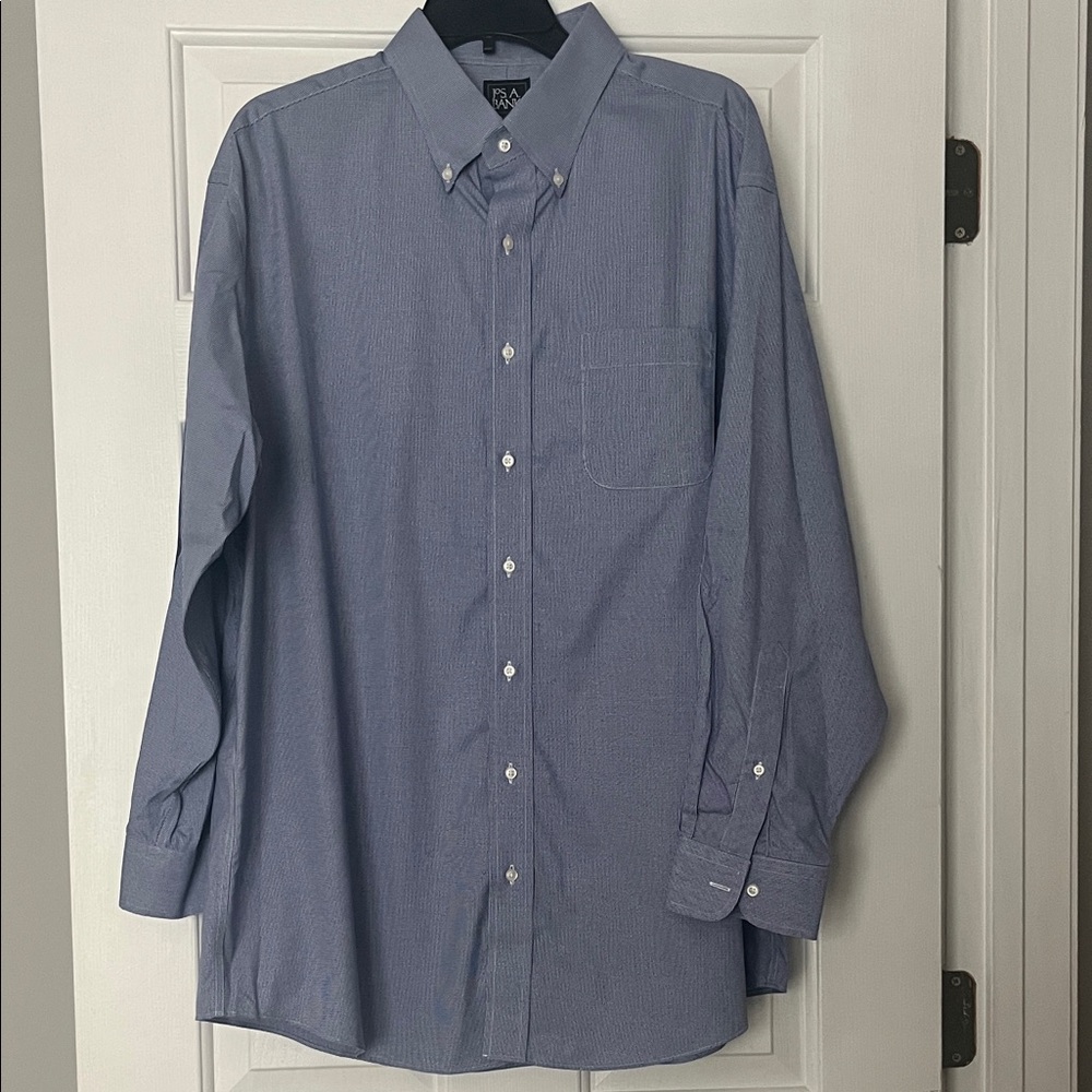 Men's Jos. A. Bank Travelled Blue Dress Shirt